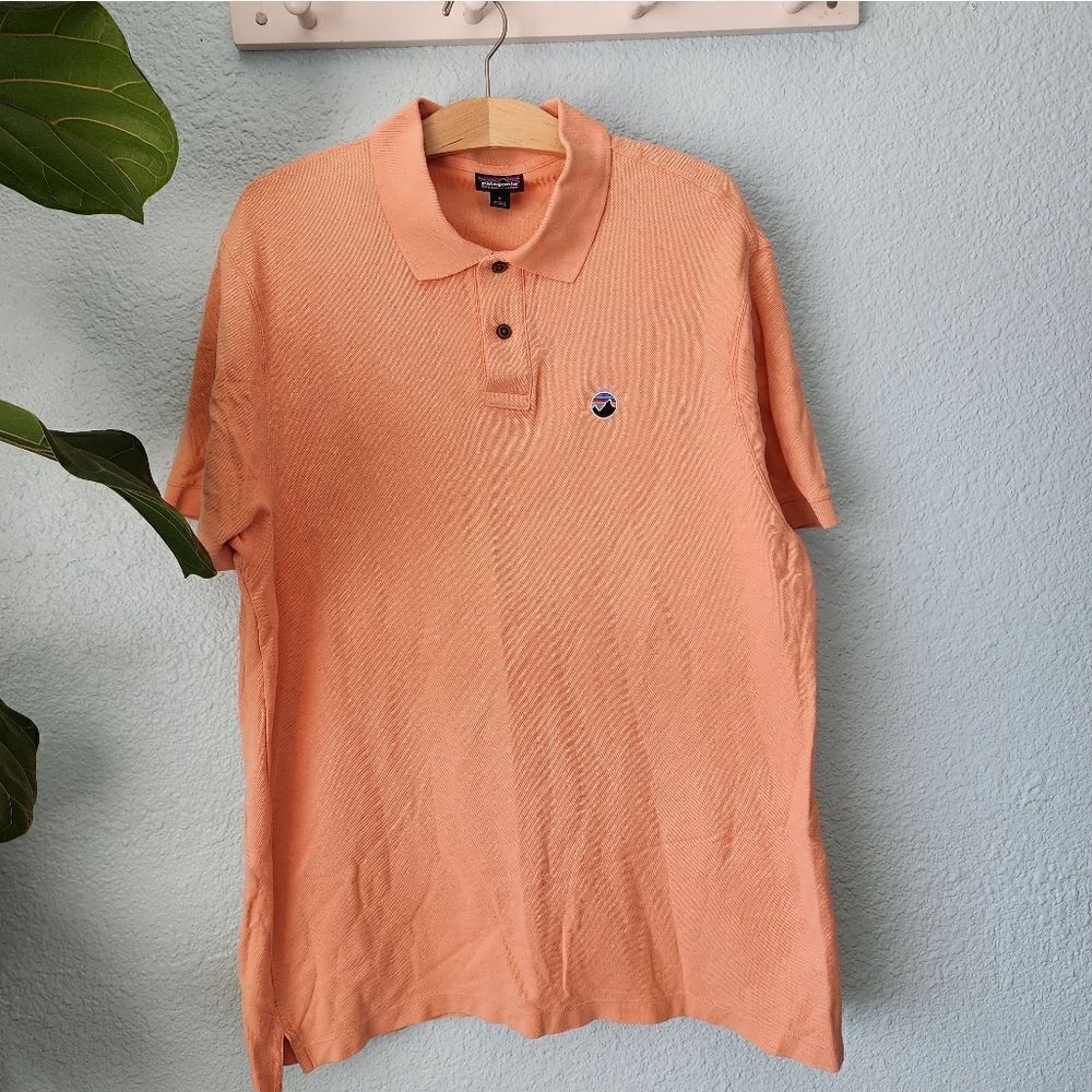 Patagonia organic cotton polo T shirt